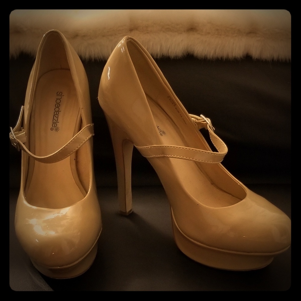 Nude Maryjane Platforms